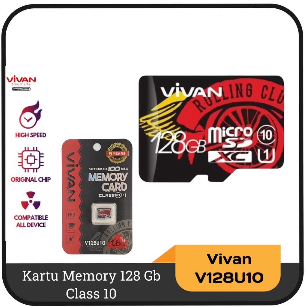 Kartu Memory Vivan  Garansi 5 Thn Speed 100Mbs