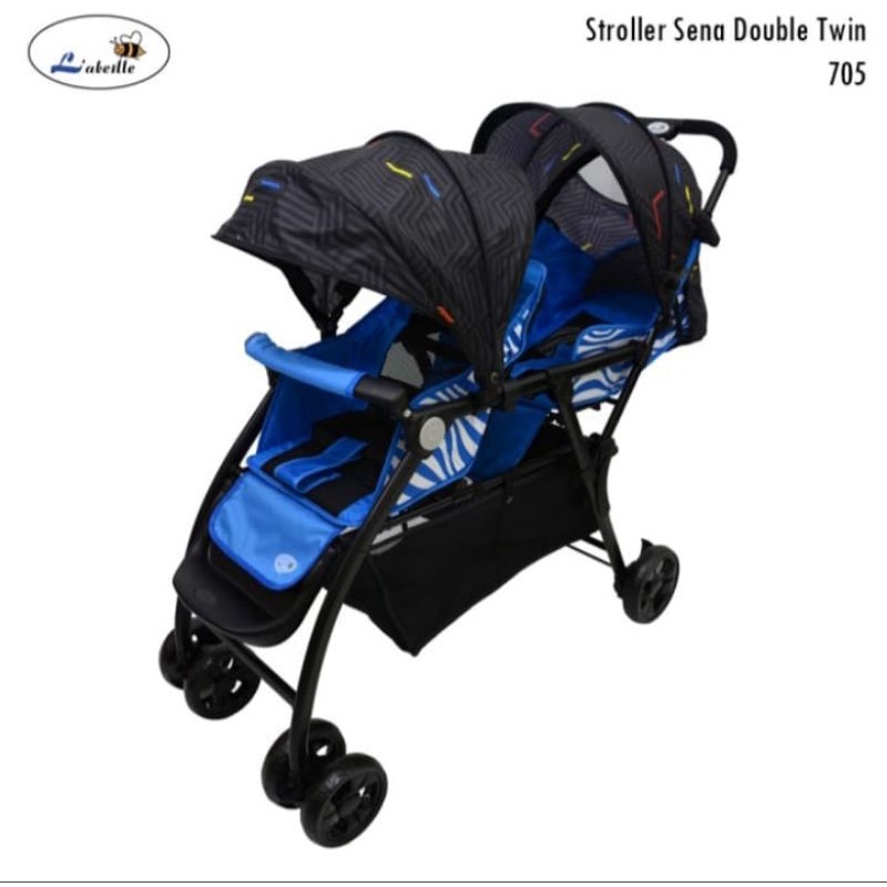 LABIELLE 705 stroller Sena Double Twin / kereta dorong baby kembar