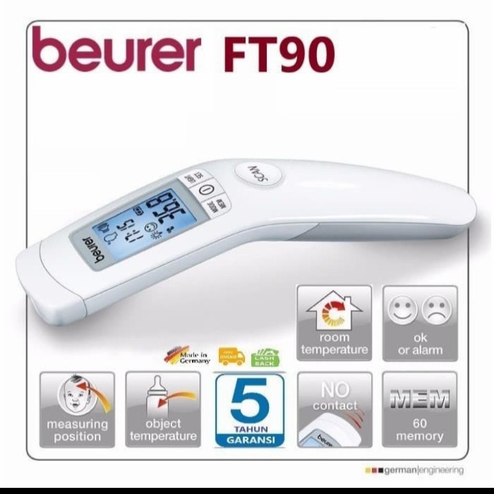 Termometer Digital Beurer FT 90 Beurer Digital Thermometer Ft90 Termometer Non Contact Beurer Termometer Infrared