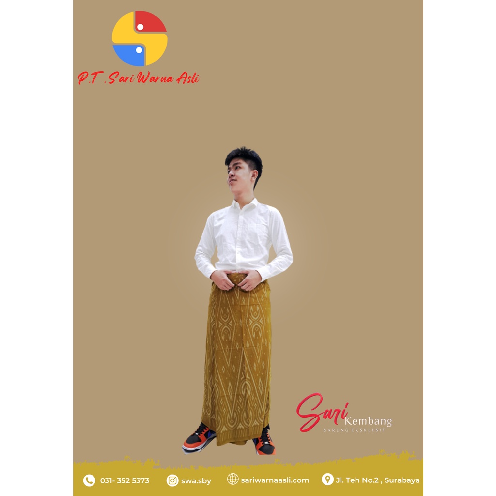 PROMO SARUNG SARI KEMBANG FREE KAOS KAKI MONACO