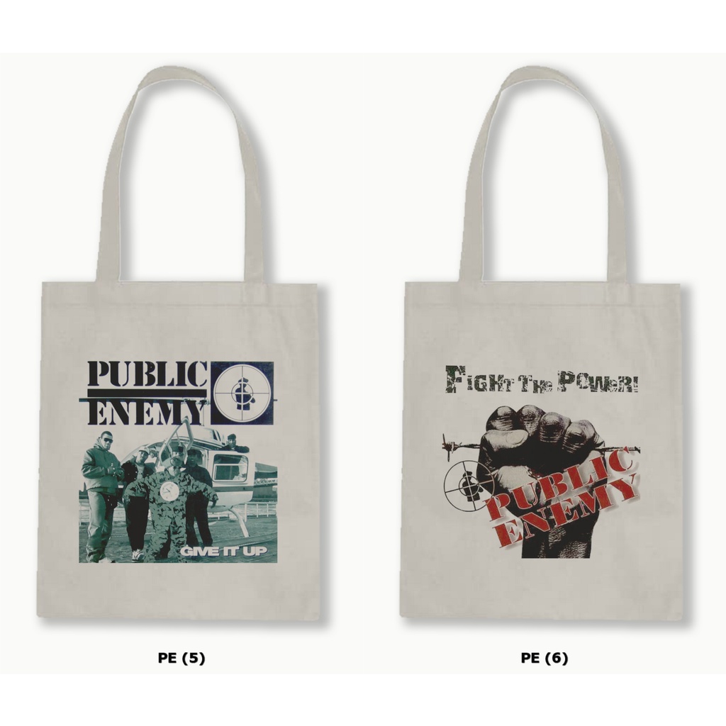 TOTE BAG BLACU - PUBLIC ENEMY