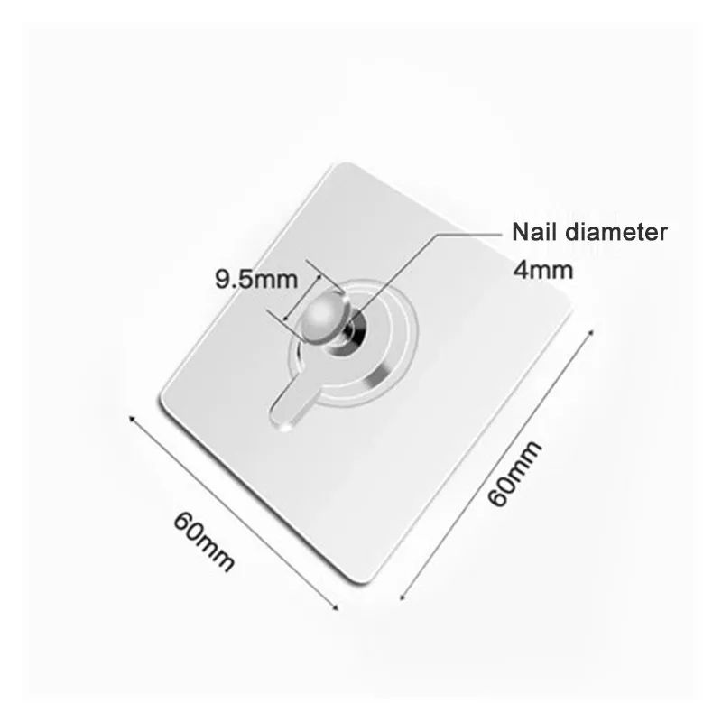 Gantungan Tempel Serbaguna Bisa Multi Purpose Hanger Jam Dinding Kabel Handphone Steker Colokan Modem WiFi Bingkai Foto Peralatan Dapur
