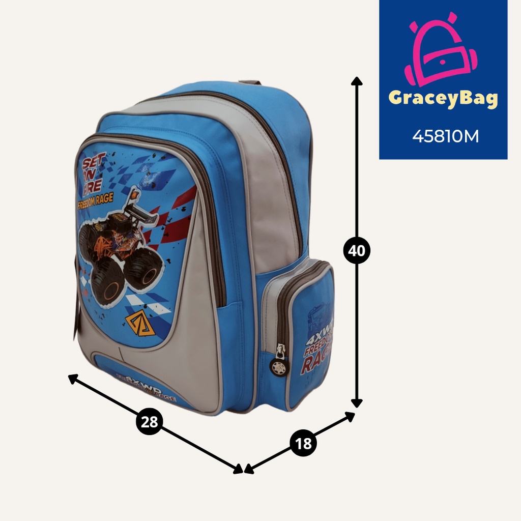 GB-45810M Tas Ransel Sekolah Anak Laki-laki Alto