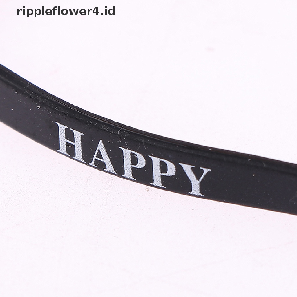 {rippleflower4.id} 10pcs/lot Curah Grosir Fashion Multicolor Gelang Silikon Untuk Wanita Karet~