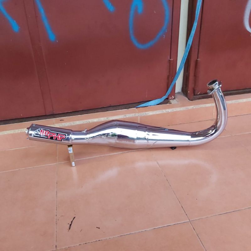 KNALPOT RACING MURAH KOLONG KUPANG finishing krome SPESIAL BLAYER RX KING RXK RXK YT original NO PHP