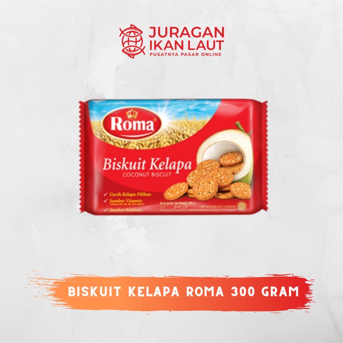 

Biskuit Kelapa Roma - 300 Gram