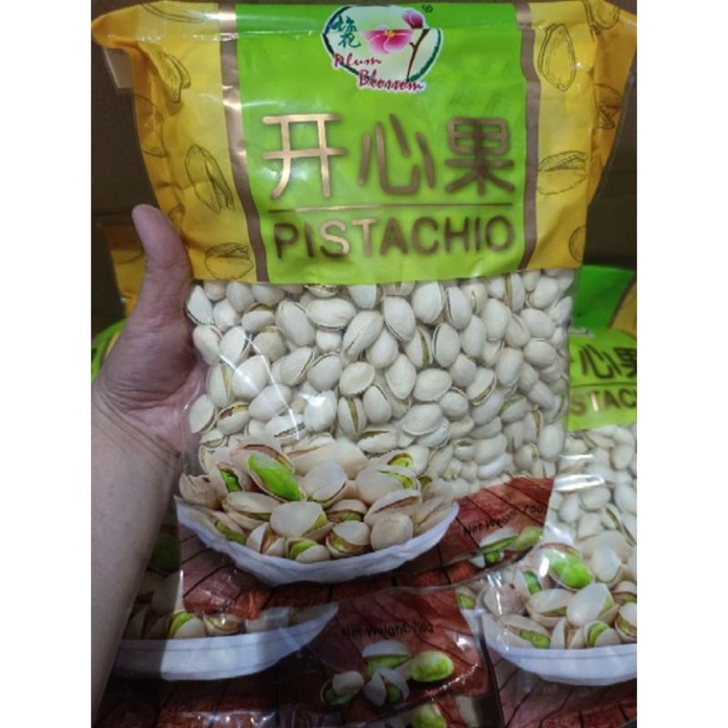 

Pistachios Plum Blossom 750gr / Khoi Sum Theu / Kacang Buka Hati / Kacang Ketawa /Khoi Sim Theu