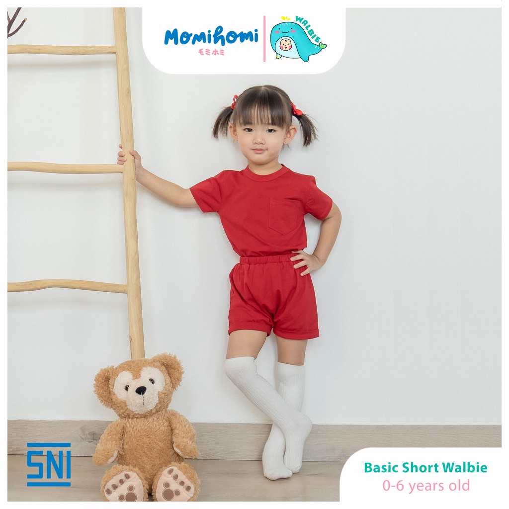 Unisex Basic Short Walbie 008 (BISA TUKAR SIZE) Celana Pendek Bayi Anak stretch Polos 0 - 4 Tahun Cotton Combed Bawahan Celana Bayi Unisex Short Pants chino chinos cotton stretchable pants baby short baby pesaing libby uniqlo mooi velvet littlepalmerhaus