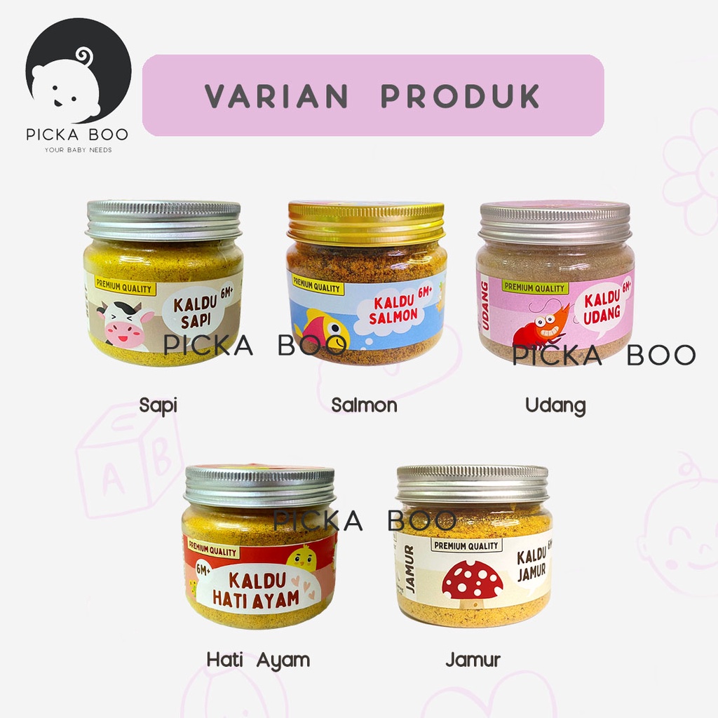 PICKA BOO Plum &amp; Blum Kaldu Mpasi Kaldu Sapi Kaldu Ayam Kaldu Jamur