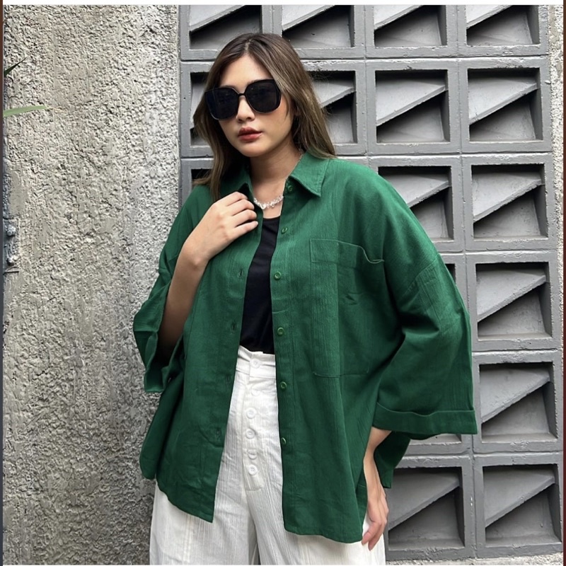 MIO OVERSIZE LINEN SHIRT