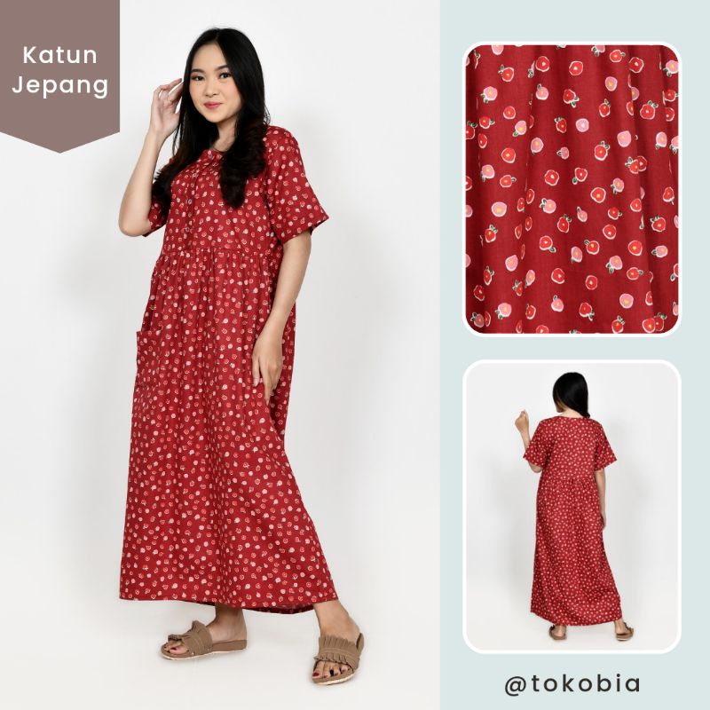 Tokobia homedress katun jepang original farista