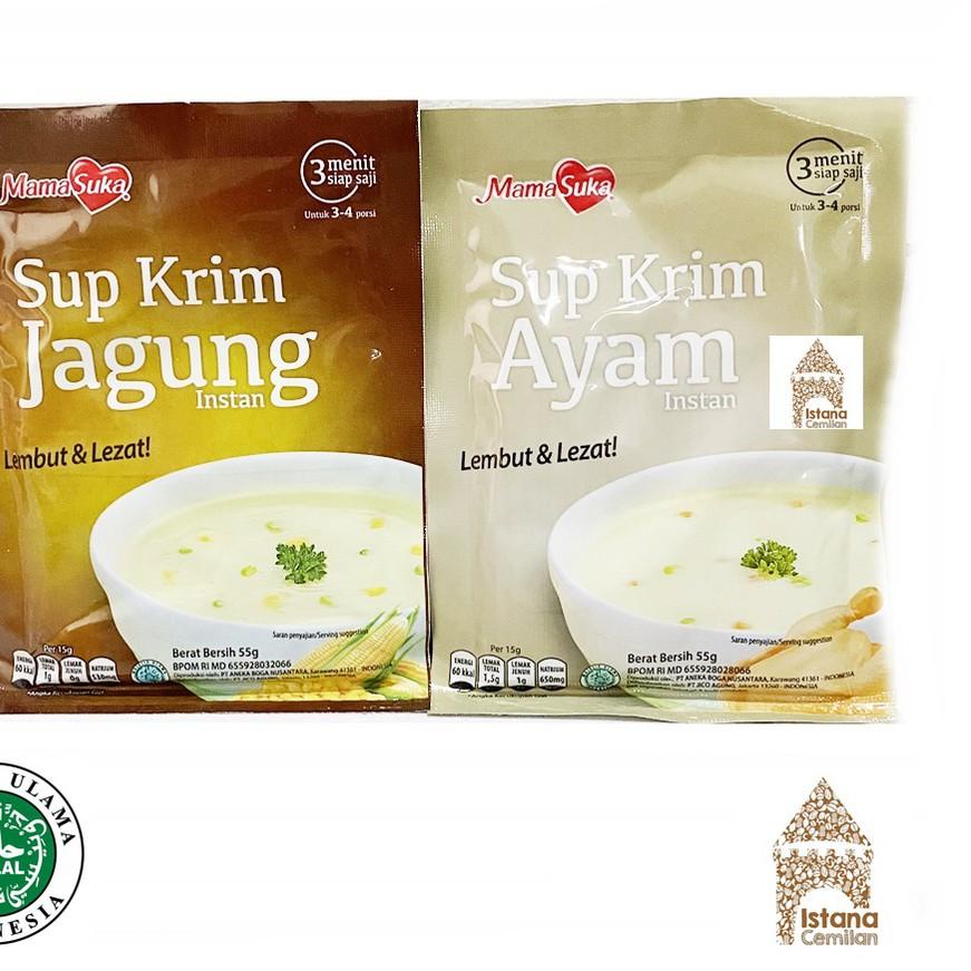 

Segera MamaSuka Sup Krim Jagung / Ayam / Jamur Instan 55 Gram