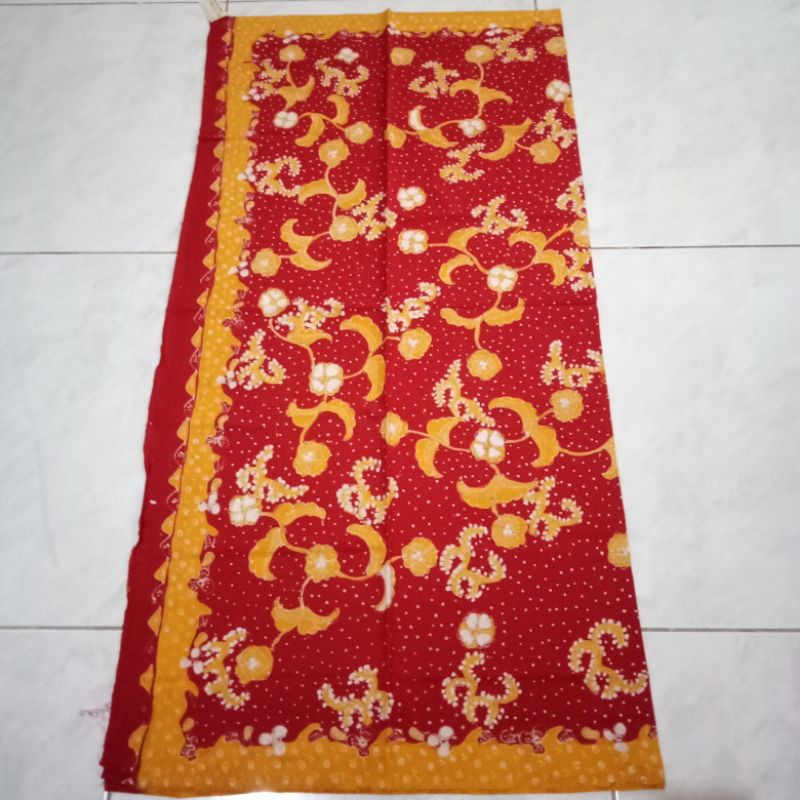 batik tulis lasem merah mlataran
