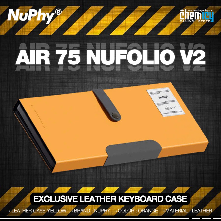 NuPhy Air75 / Air 75 NuFolio V2 Exclusive Leather Keyboard Case