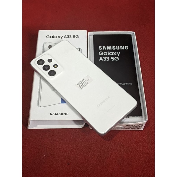 Samsung  A33. 5G. ram 8/128gb. Second fullset. like new...