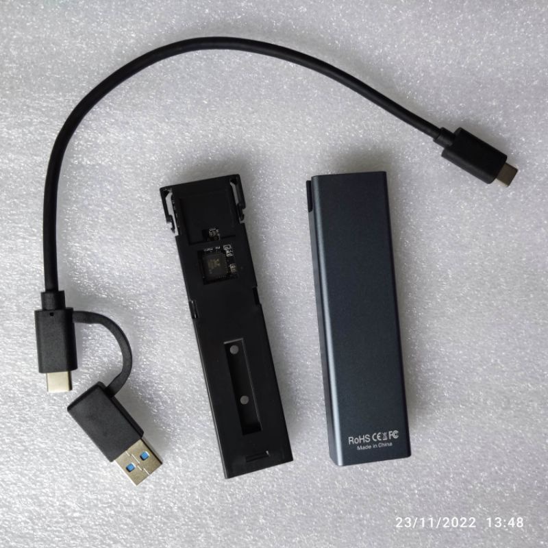 NVMe NGFF Dual Protocol Case enclosure box M.2 SATA PCIe M key/M+B Key SSD Gen 2 USB 3.1