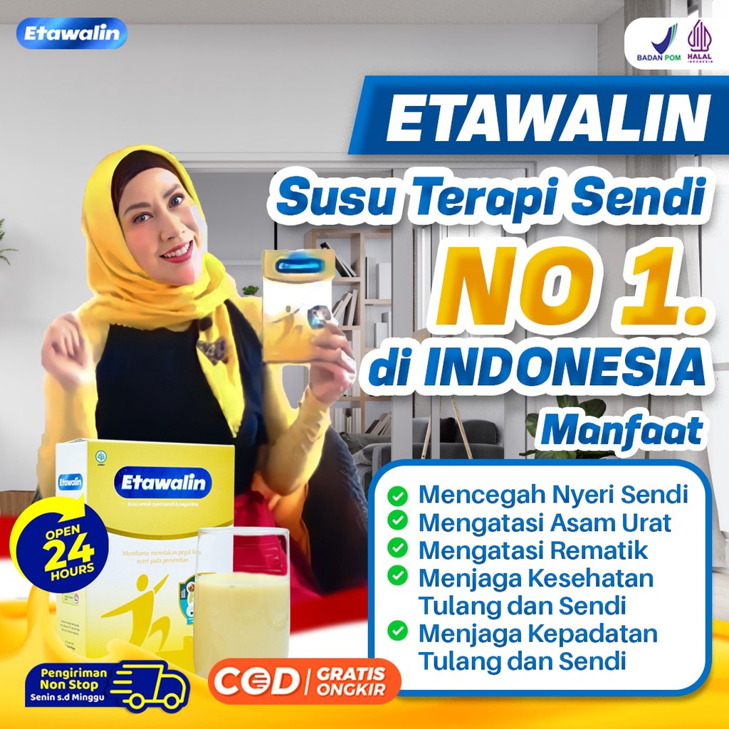 

ETAWALIN – Susu Kambing Etawa Alami Ampuh Masalah Tulang & Sendi Cegah Osteoporosis | Cegah Nyeri Lutut Pinggang Bahu Punggung Anti Asam Urat Rematik Reumatik Obat Encok Alami Jamu Sakit Badan Pegal Linu Anlene Geliga Omepross Counterpain