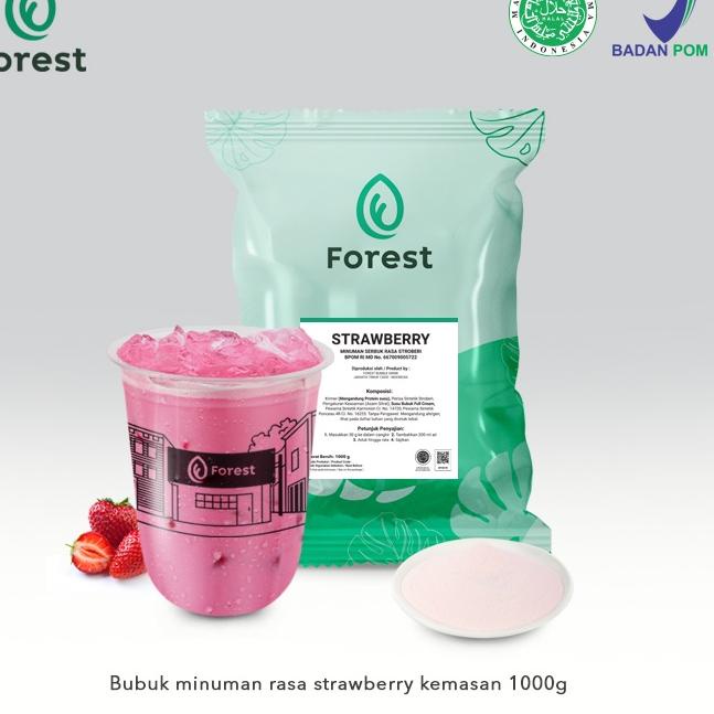 

✓ Bubuk Minuman STRAWBERRY Powder - Forest Bubble Drink