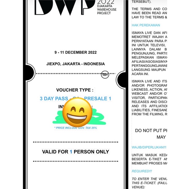 tiket dwp 3dayspass