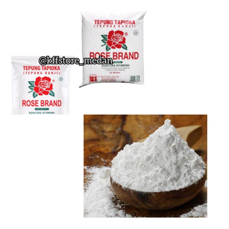 

Tepung Kanji / Tepung Tapioka Rose Brand Kemasan 500gr