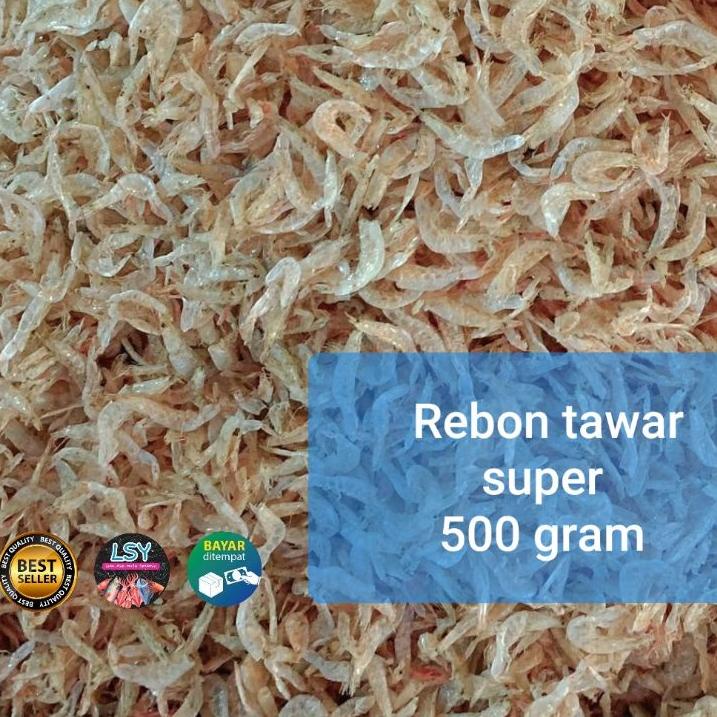

[PRODUK 0JCZ9] udang rebon tawar super ( asli tawar ) 500gram BPK