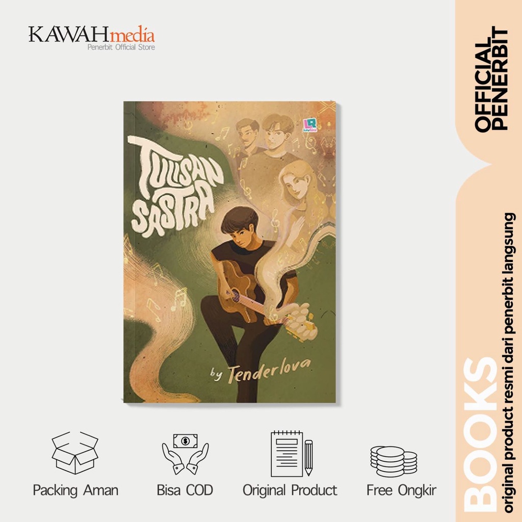 Buku Novel Tulisan Sastra Edisi New Cover - Tenderlova