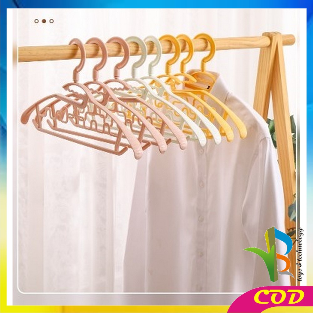 RB-C755 Hanger Gantungan Baju Jemuran Pakaian Putar 360 Derajat Multifungsi Anger Jemuran Laundry Celemek Celana Jilbab Handuk Syal Dasi Serbaguna