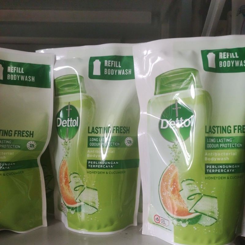 dettol bodywash lasting fresh ukuran Randoom 900g/800g