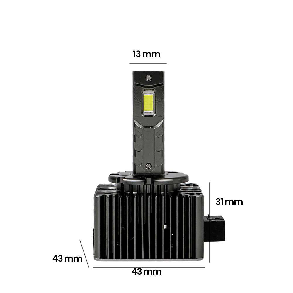 BULLVISION Lampu Mobil LED CSP 3500LM D1 Cool White 2 PCS - S3 ( Mughnii )