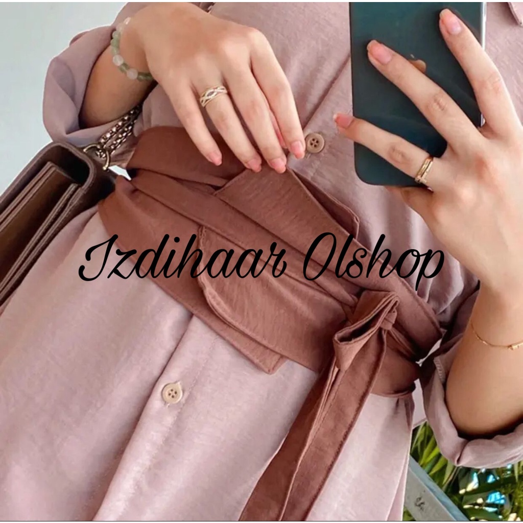 OBI SET CRINKLE FREE BELT // AYI SET CRINKLE LD 110 // SETELAN POLOS KOMBINASI // SETELAN POLOS // ONE SET POLOS // SETELAN POLOS FREE BELT // SET BELT POLOS KOMBINASI // SETELAN CRINKLE POLOS PREMIUM // Izdihaar Olshop