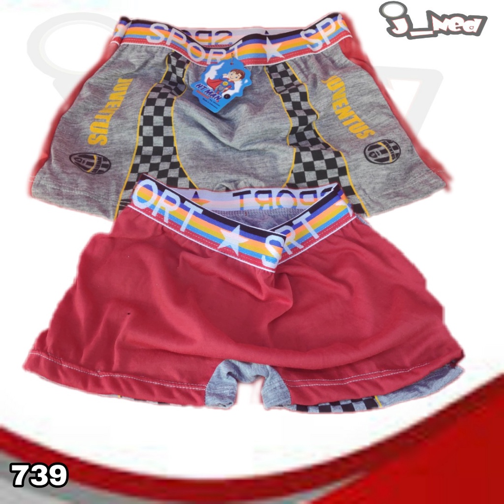 J739 CD BOXER ANAK COWOK HT MAN KIDS S-L HT MAN 0239 CELANA DALAM BOXER ANAK