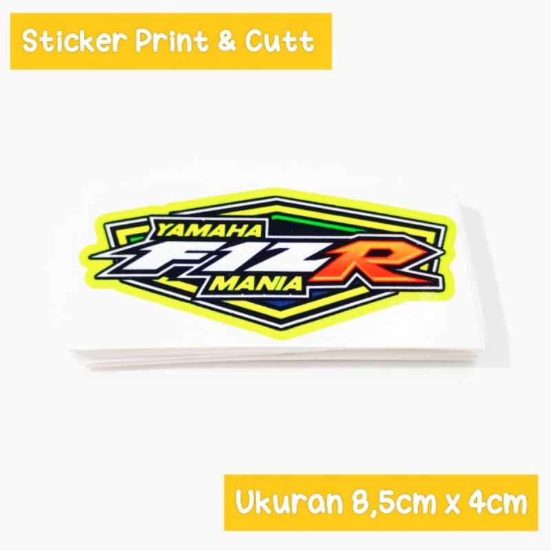 sticker printing YAMAHA FIZ R MANIA