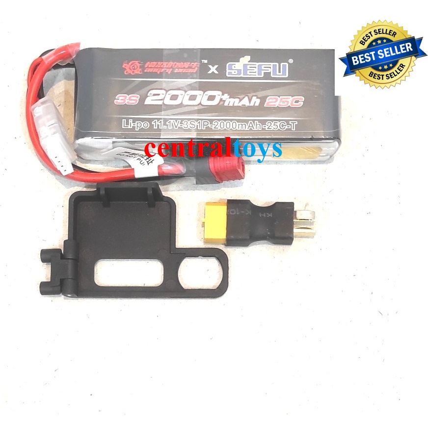 baterai lipo 2s 3s mjx 16207 16209 16210 7.4v 3000mah 11.1v 2000mah