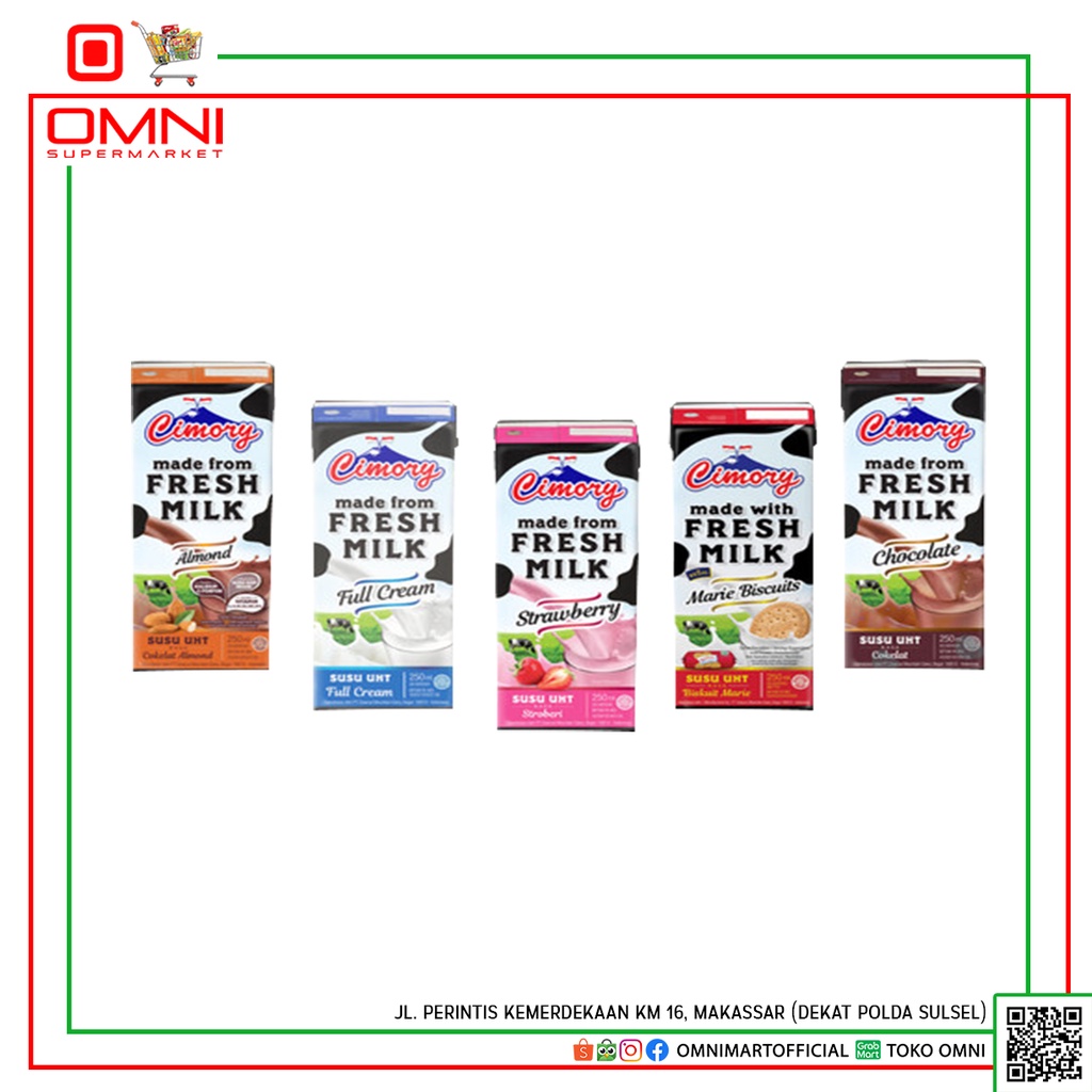 

CIMORY FRESH MILK 250 ML ALL VARIANT