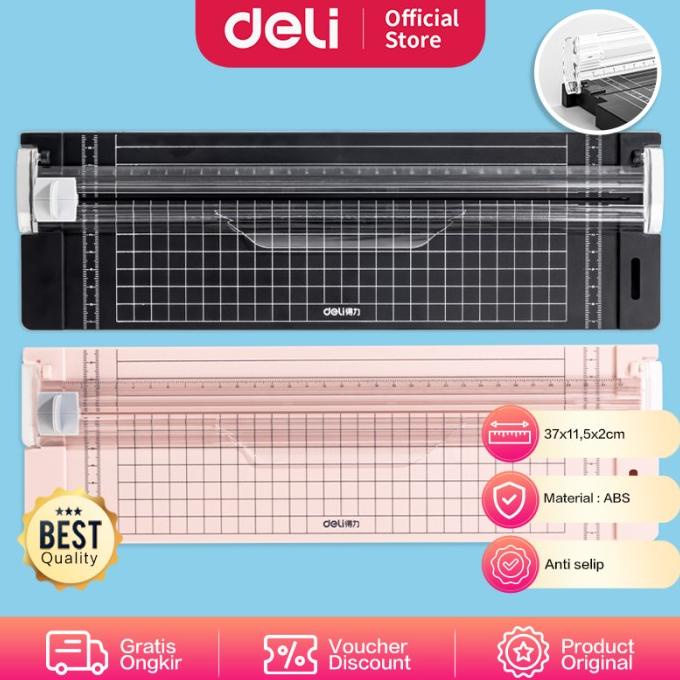 

Deli Small Paper Trimmer Portable/ Pemotong Kertas Kecil A4 A5 14251