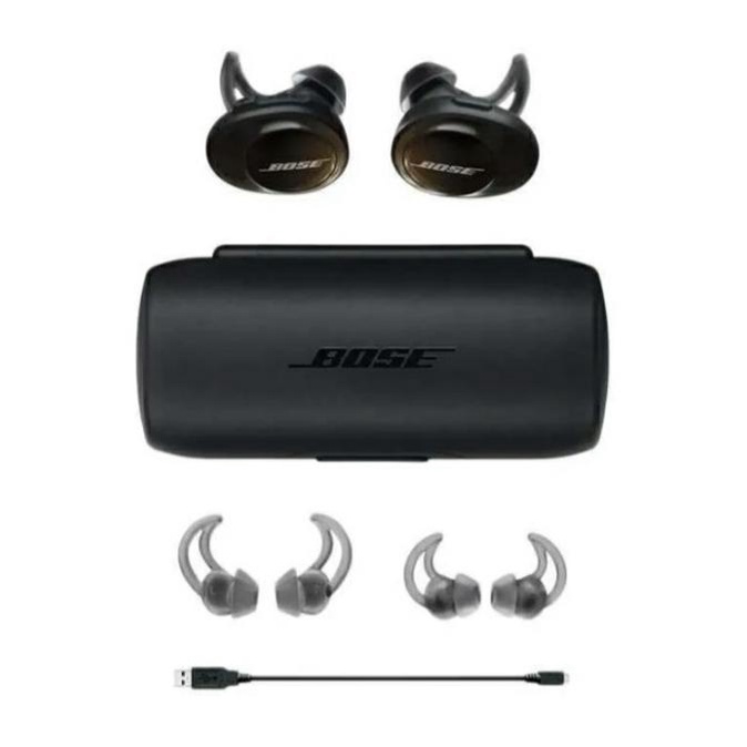 Bose Soundsport Free Wireless Earphone Headset Bluetooth - Black Mahoberry