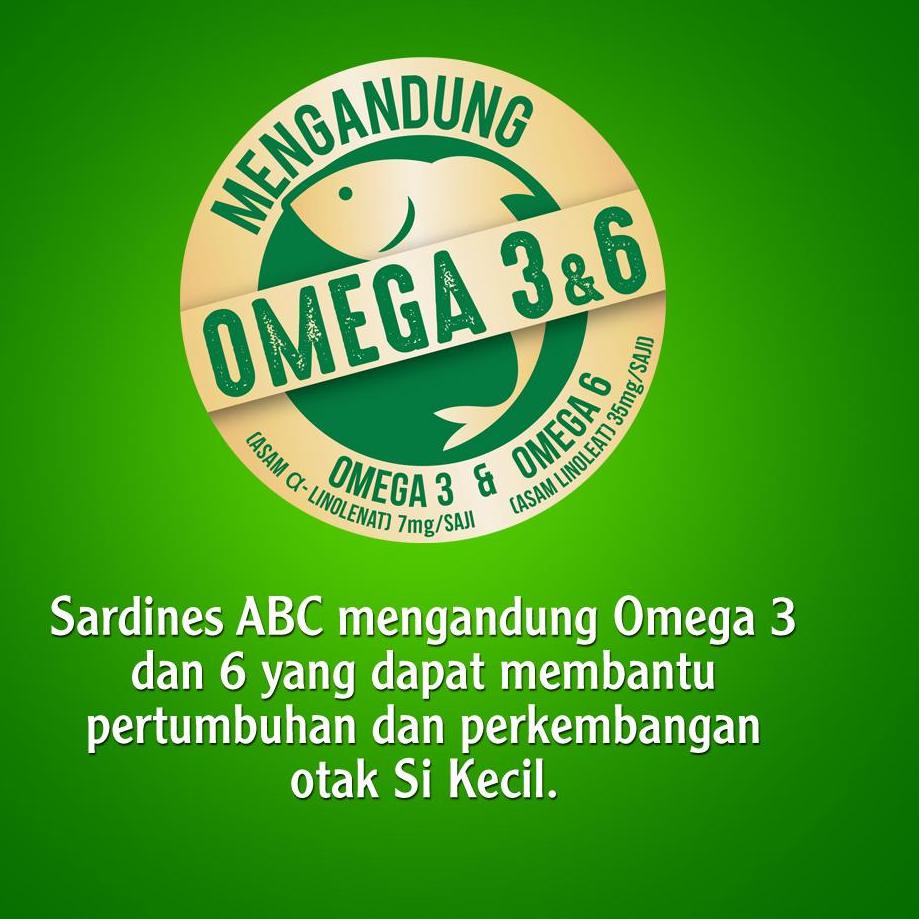 

バ ABC Sarden Saus Cabai 155 gr - Multipack 6 pcs MK05