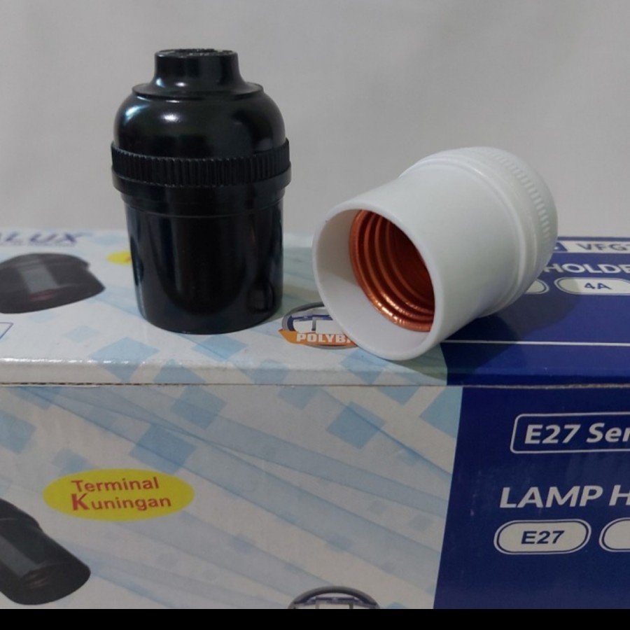 Fitting Fiting Gantung Lampu Visalux V210W E27 4A 250V Bahan Kuningan