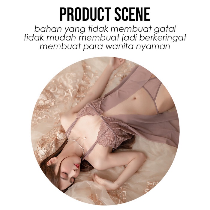 CJSW-D219 TINO TINO Lingerie Sexy V-Neck/Dress Wanita Super Seksi D219 Baju Tidur Wanita Dewasa Sexy G String Babydoll Sleepwear High Quality