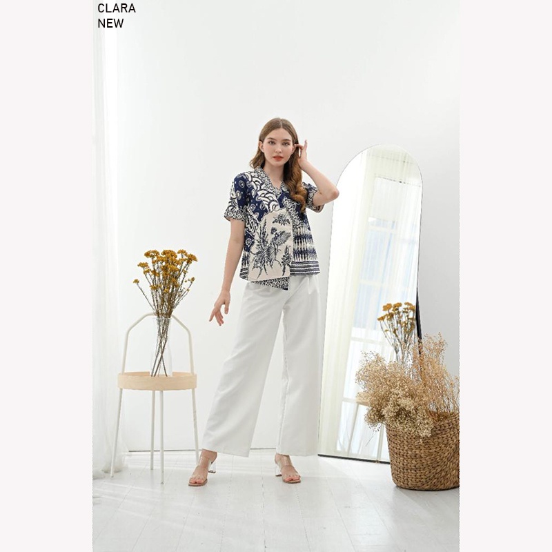 CLARA TOP STANDAR / JUMBO - Atasan Batik Wanita Blouse Wanita