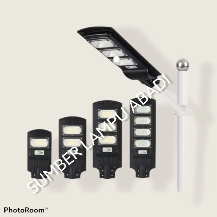 lampu pju solar cell SMD 120W tenaga surya