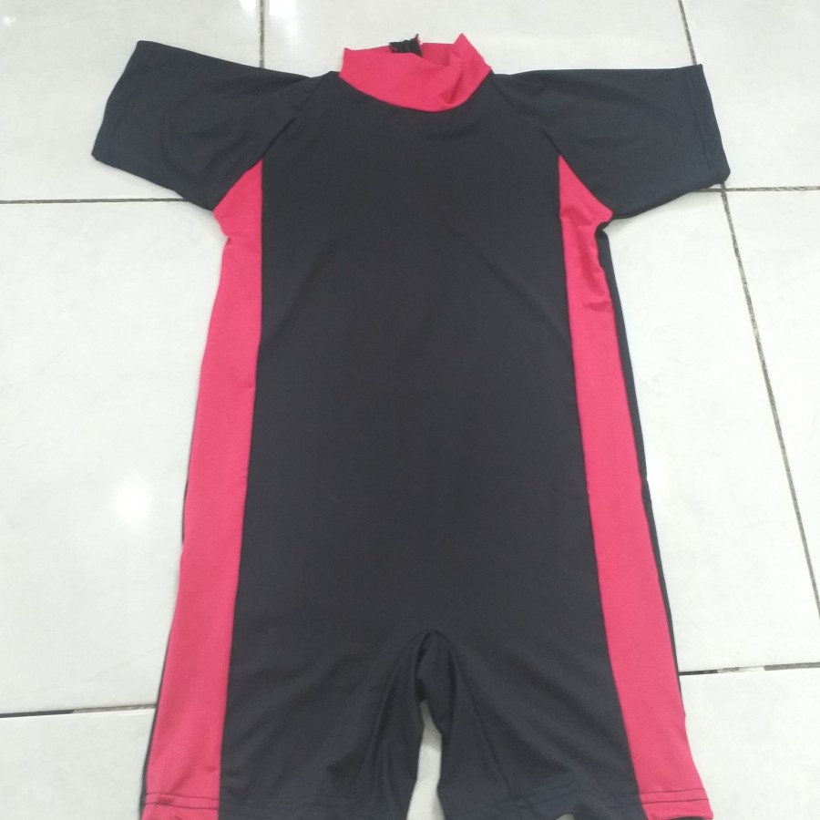 Baju Renang Diving Anak Warna Polos Laki laki dan Perempuan OKE ***