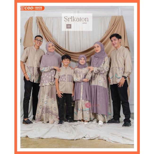 Srikaton Family Set by Zizara Sarimbit Keluarga Lebaran 2023