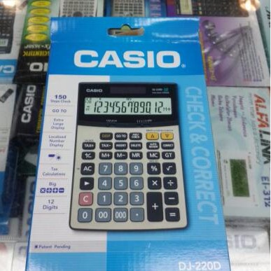 

KALKULATOR CASIO DJ 220D & DJ 240D #ORIGINAL