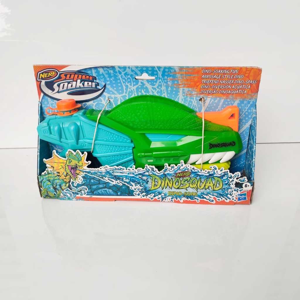 NERF Super Soaker  plashmouth - Dinosquad||Tembakan air||Promo