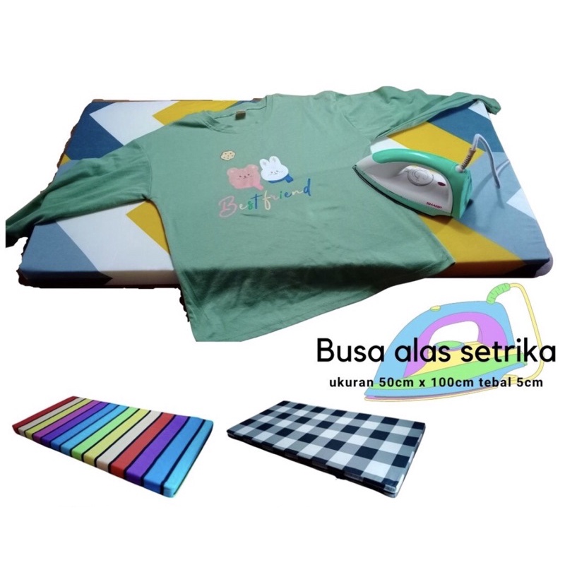 Busa Alas Setrika Matras Gosokan Baju Busa alas setrika Baju