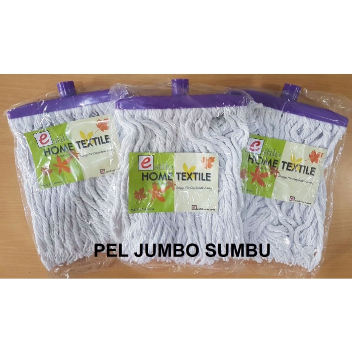 [Stok] (Refill) Kepala Pel Jumbo Sumbu / Pel Lantai Murah