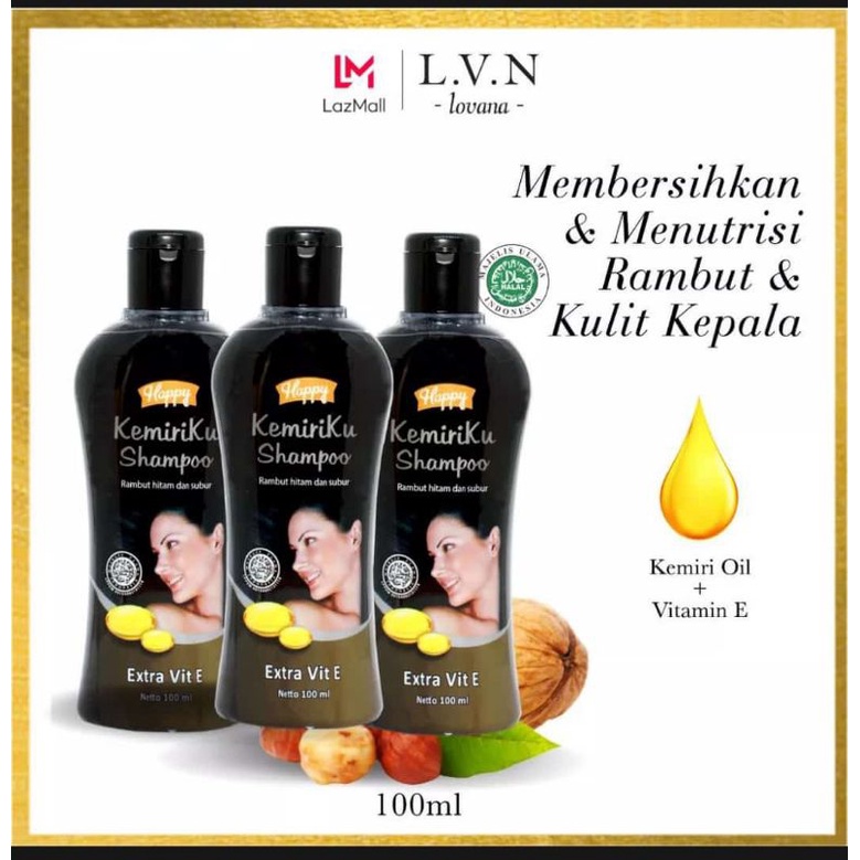 shampo kemiriku shampo happy kemiriku 100ml