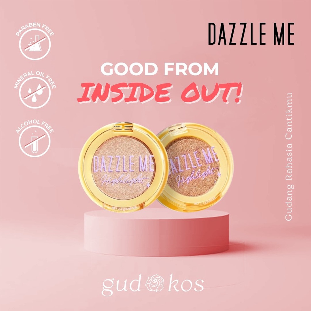 [FREE GIFT] DAZZLE ME Galaxy Shines Highlight / Shimmer Highlighter Waterproof