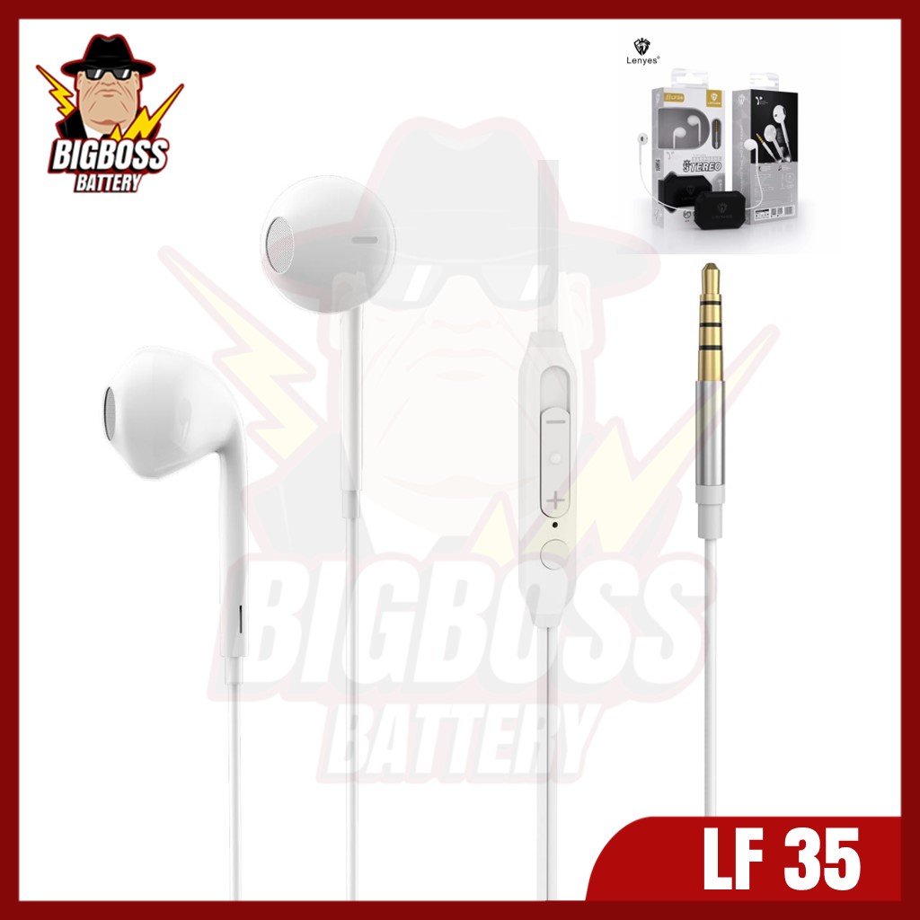 Lenyes LF35 headset 3.5mm in ear hifi stereo earphone extra bass with